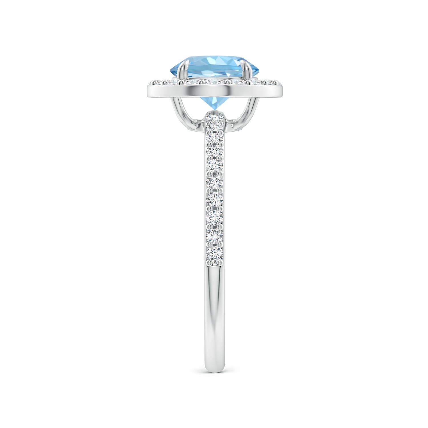 AAAA - Aquamarine / 1.52 CT / 14 KT White Gold