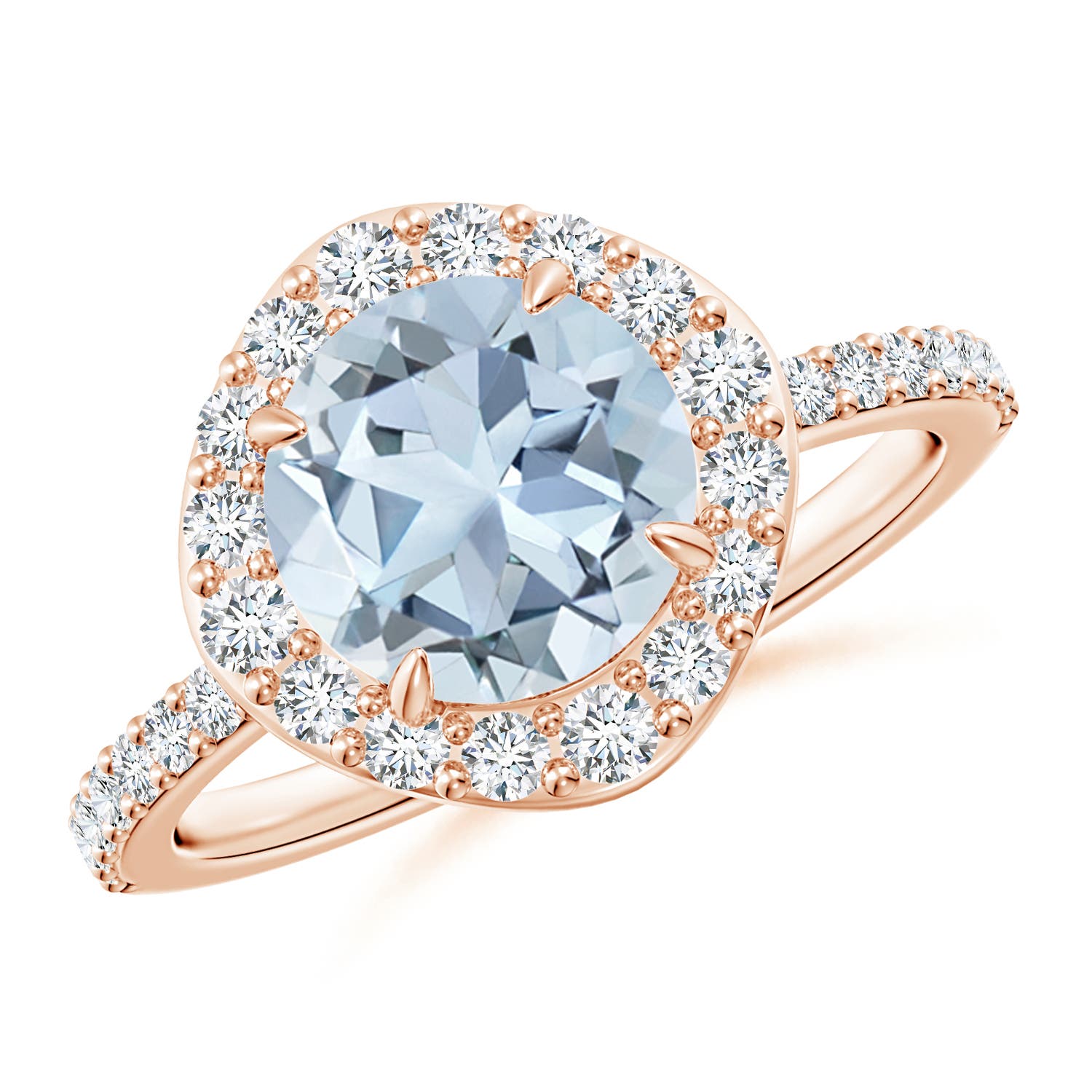 A - Aquamarine / 2.12 CT / 14 KT Rose Gold