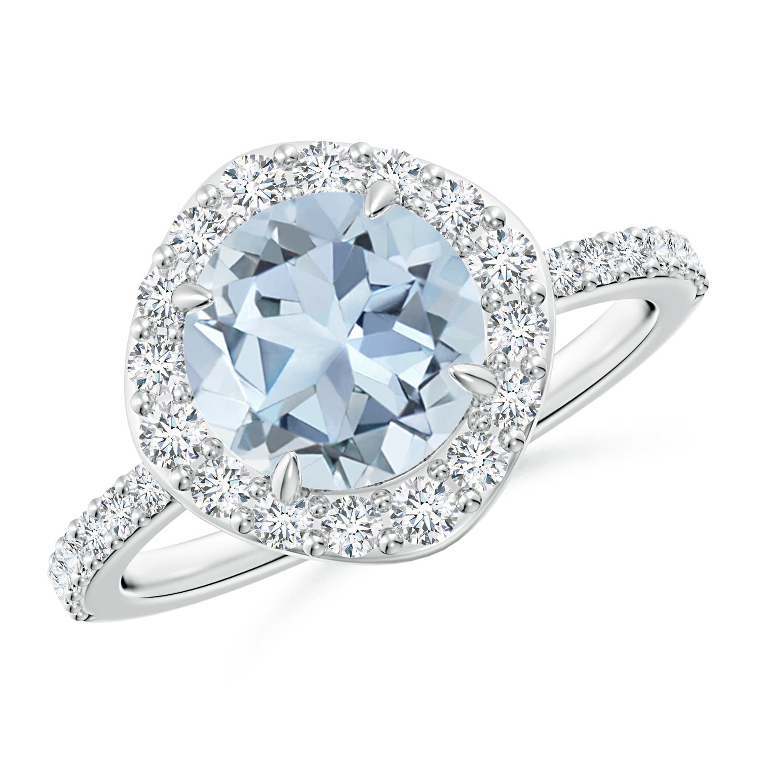 A - Aquamarine / 2.12 CT / 14 KT White Gold