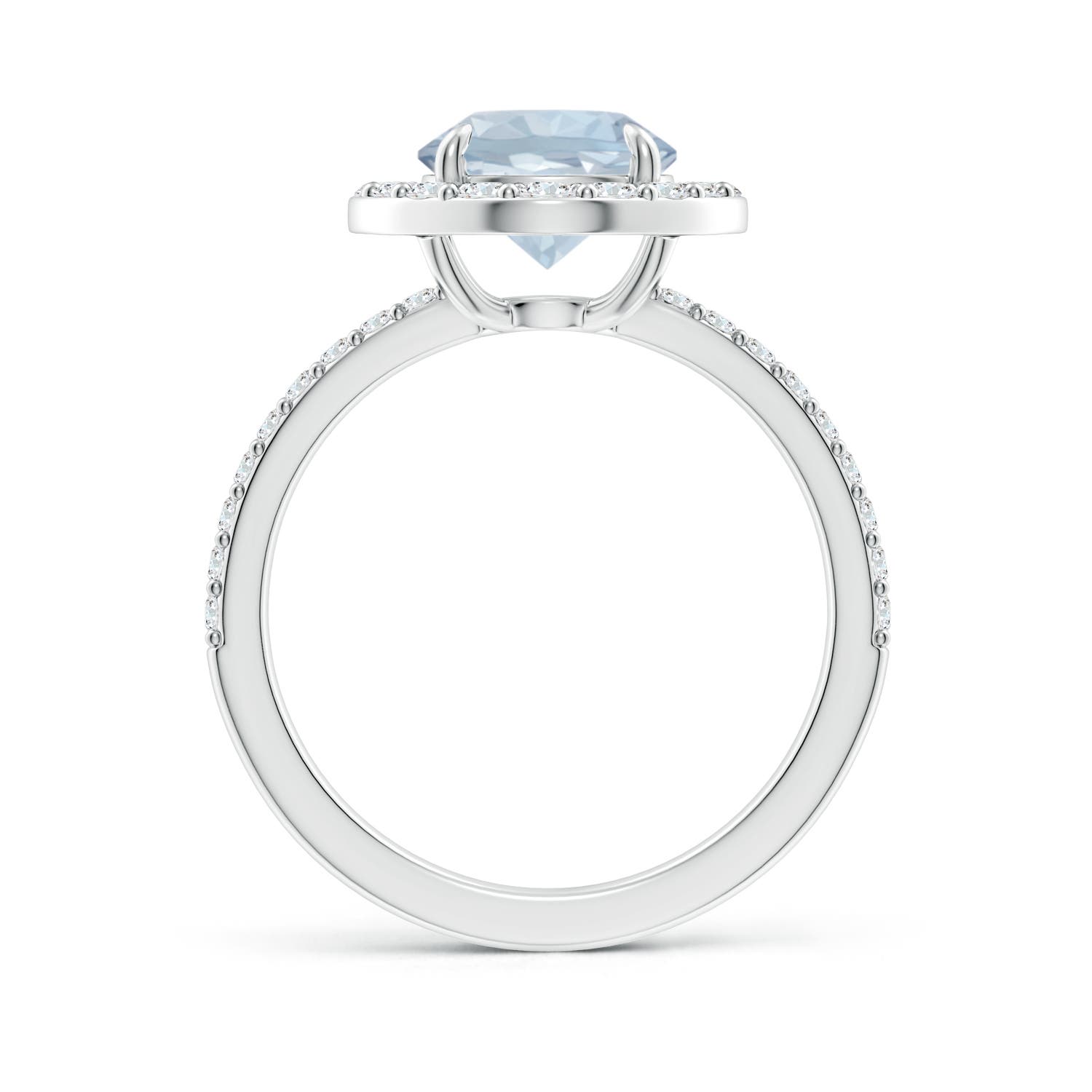 A - Aquamarine / 2.12 CT / 14 KT White Gold