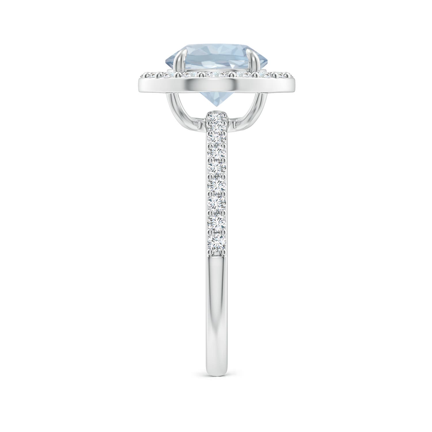 A - Aquamarine / 2.12 CT / 14 KT White Gold