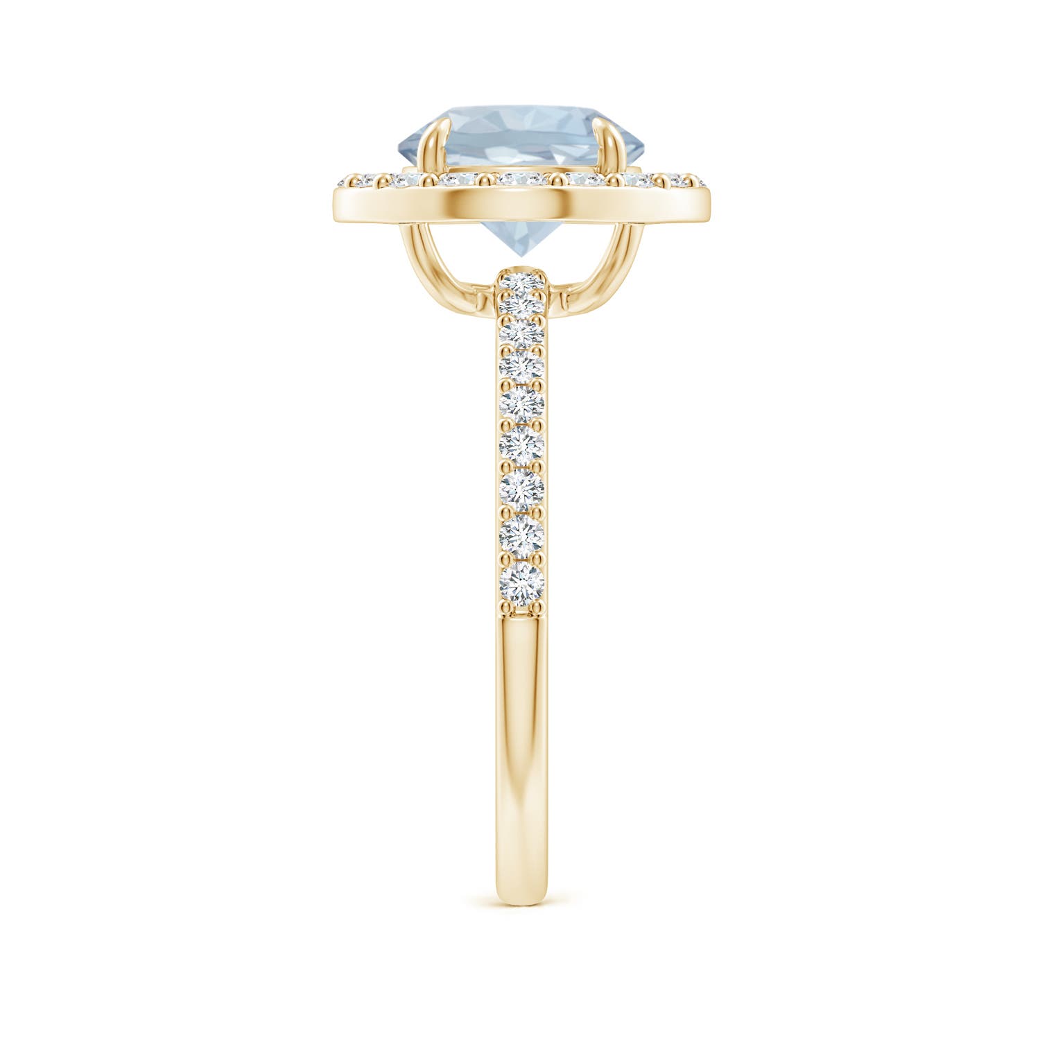 A - Aquamarine / 2.12 CT / 14 KT Yellow Gold