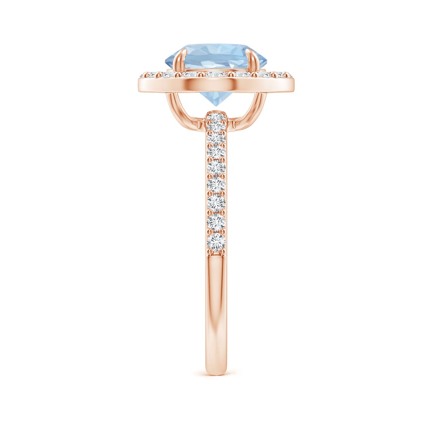 AA - Aquamarine / 2.12 CT / 14 KT Rose Gold