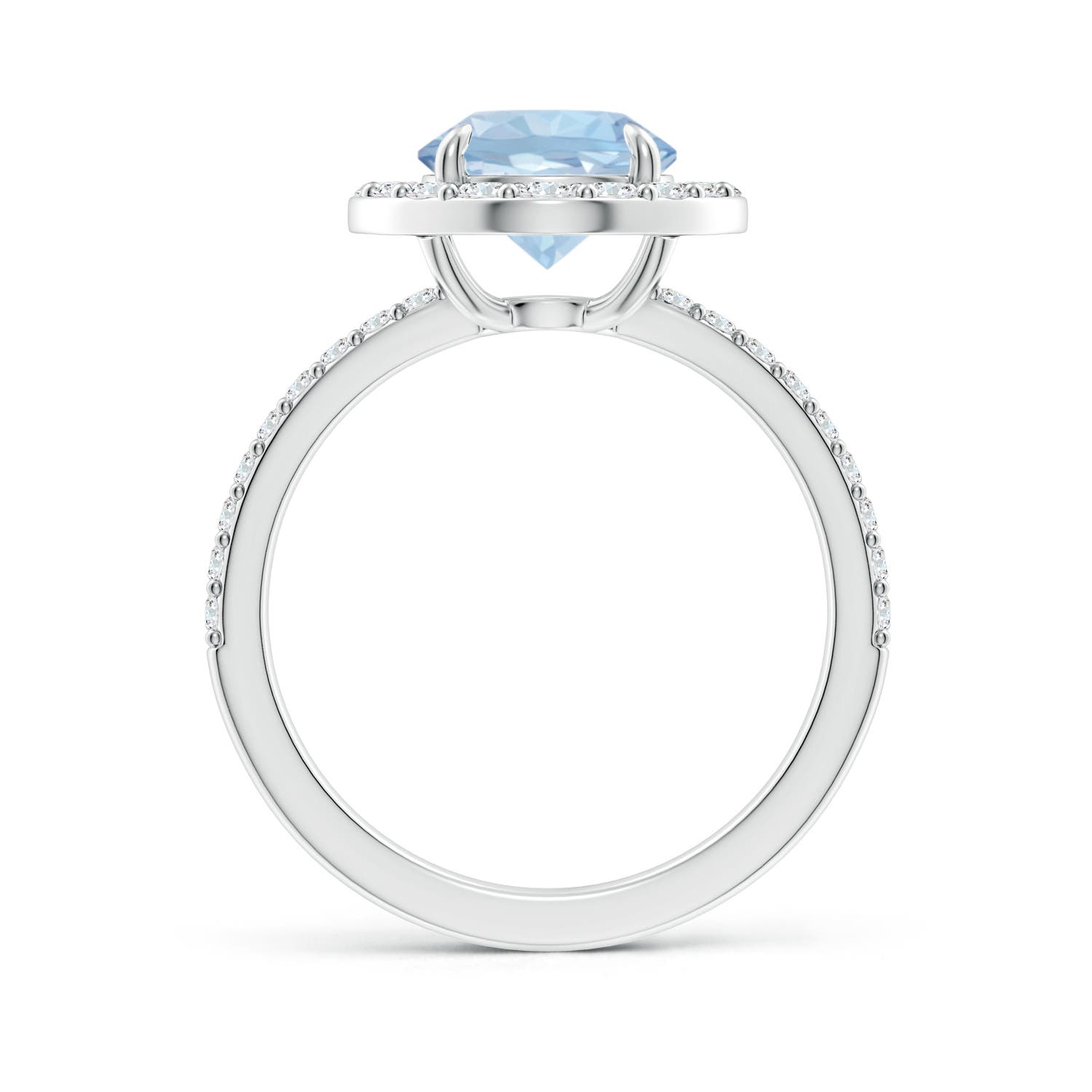 AA - Aquamarine / 2.12 CT / 14 KT White Gold