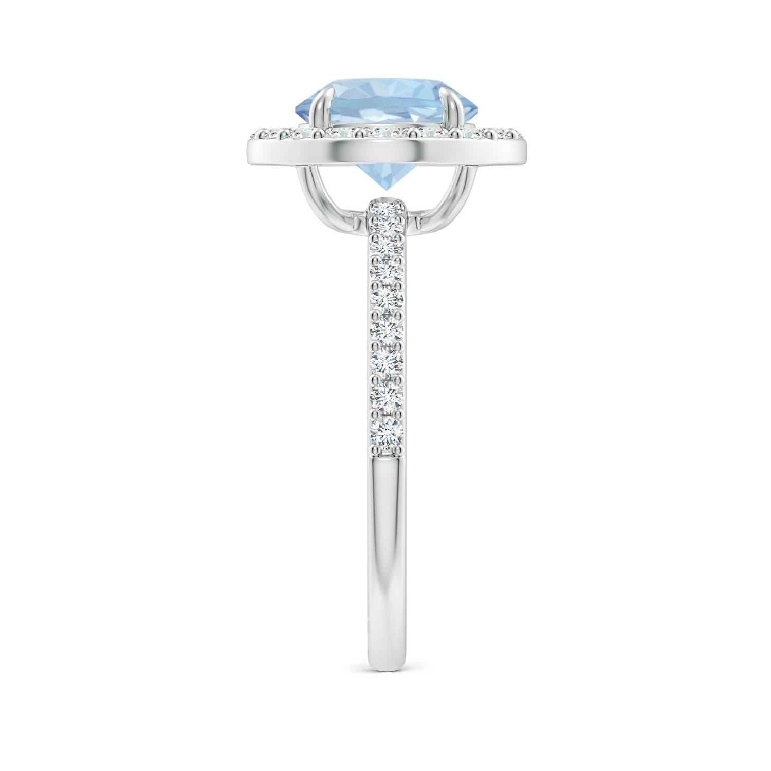 AA - Aquamarine / 2.12 CT / 14 KT White Gold