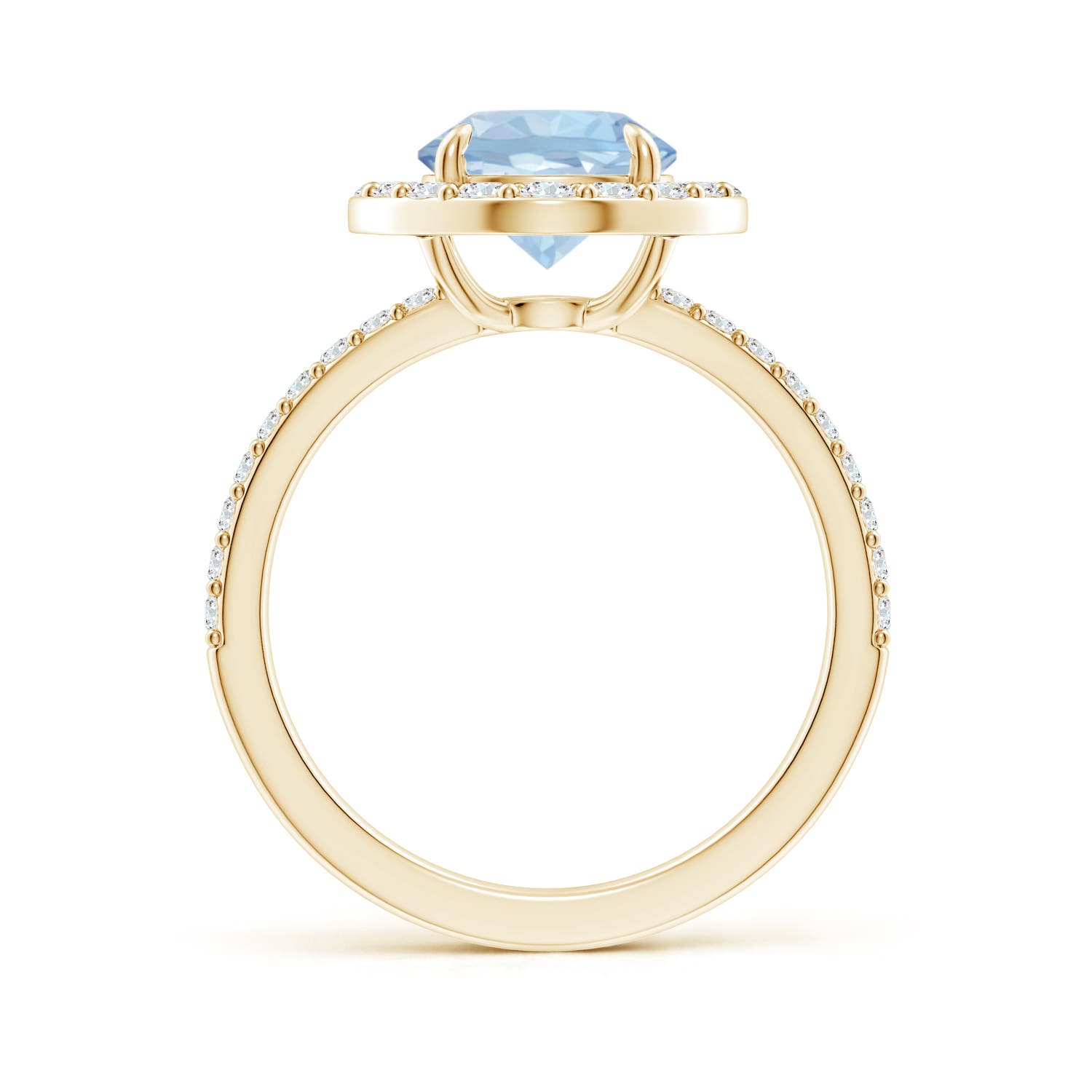 AA - Aquamarine / 2.12 CT / 14 KT Yellow Gold