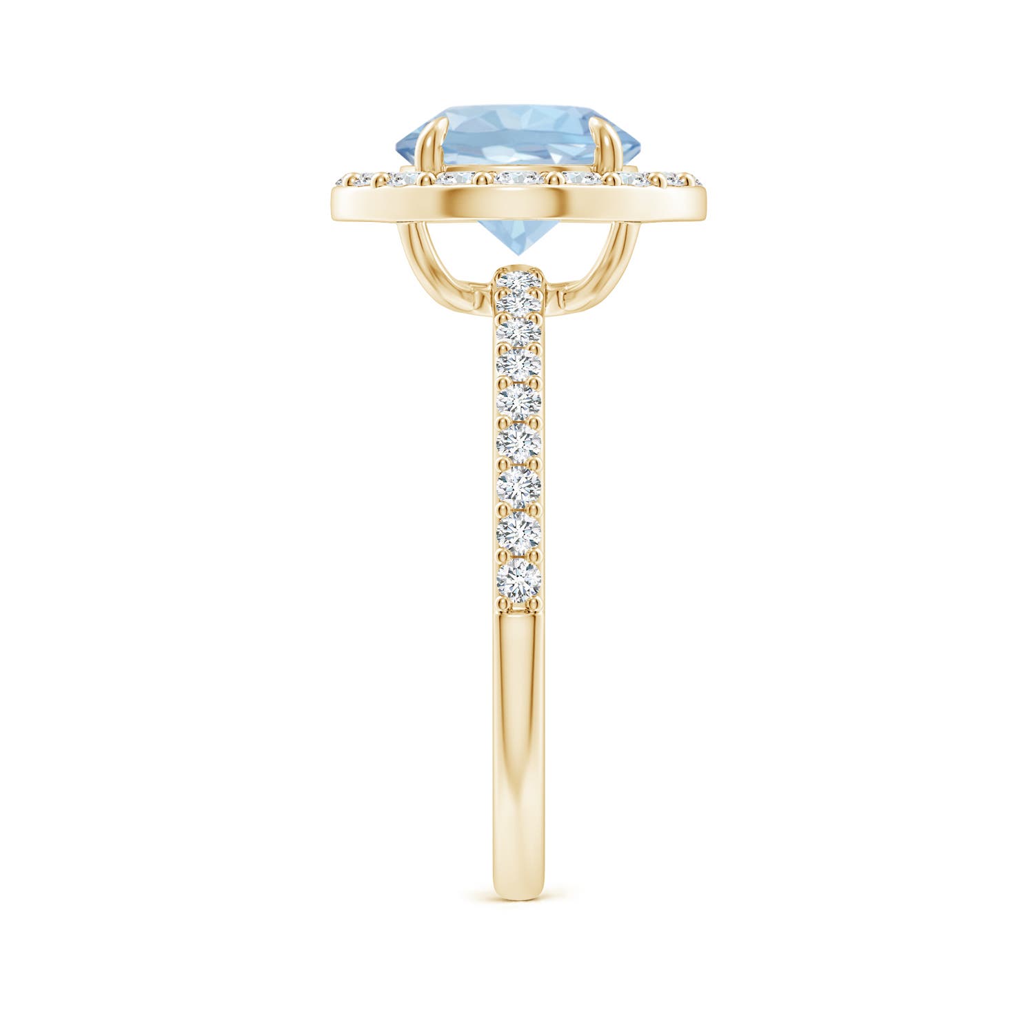 AA - Aquamarine / 2.12 CT / 14 KT Yellow Gold