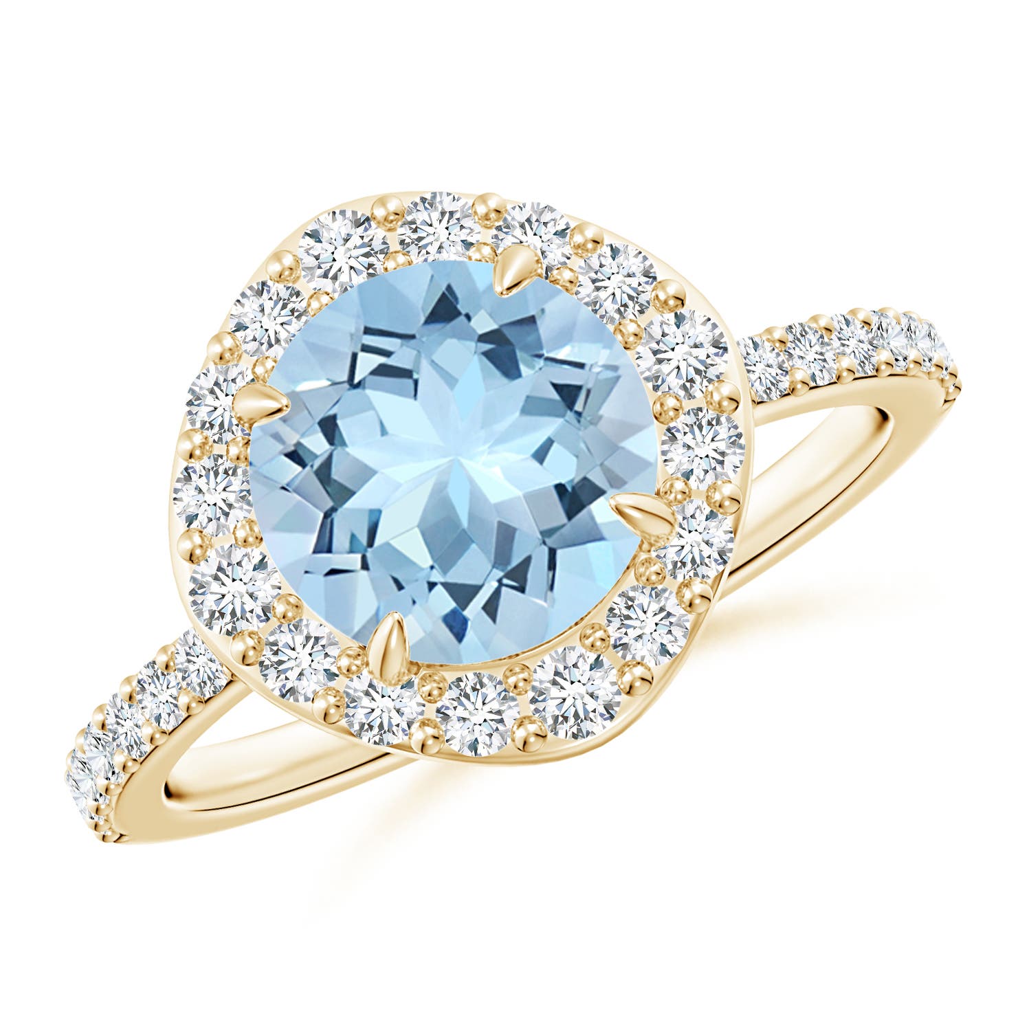 AAA - Aquamarine / 2.12 CT / 14 KT Yellow Gold