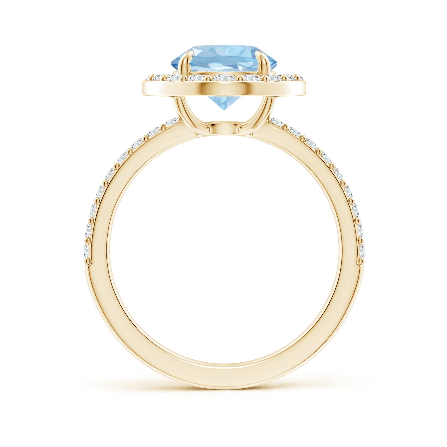 AAA - Aquamarine / 2.12 CT / 14 KT Yellow Gold