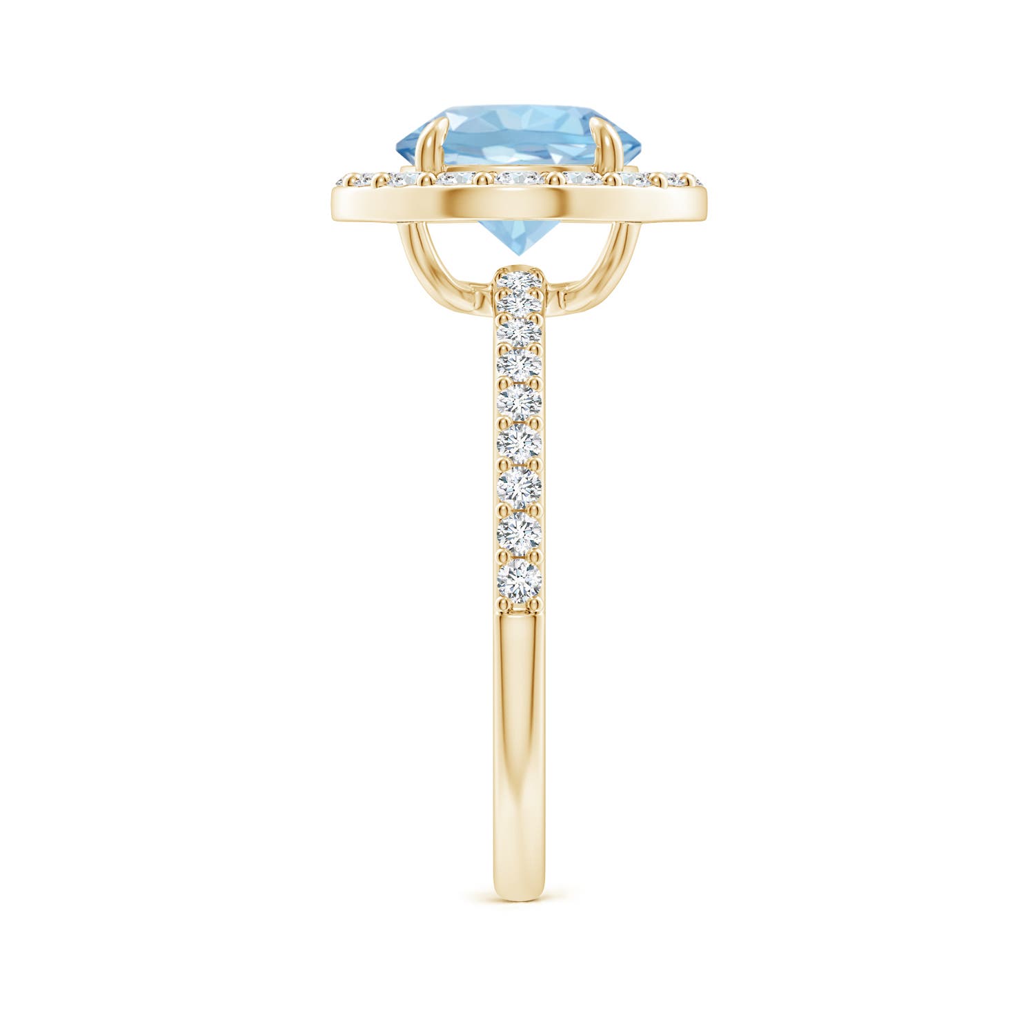 AAA - Aquamarine / 2.12 CT / 14 KT Yellow Gold