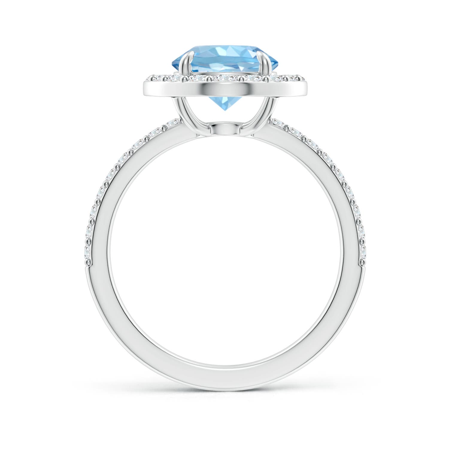 AAAA - Aquamarine / 2.12 CT / 14 KT White Gold