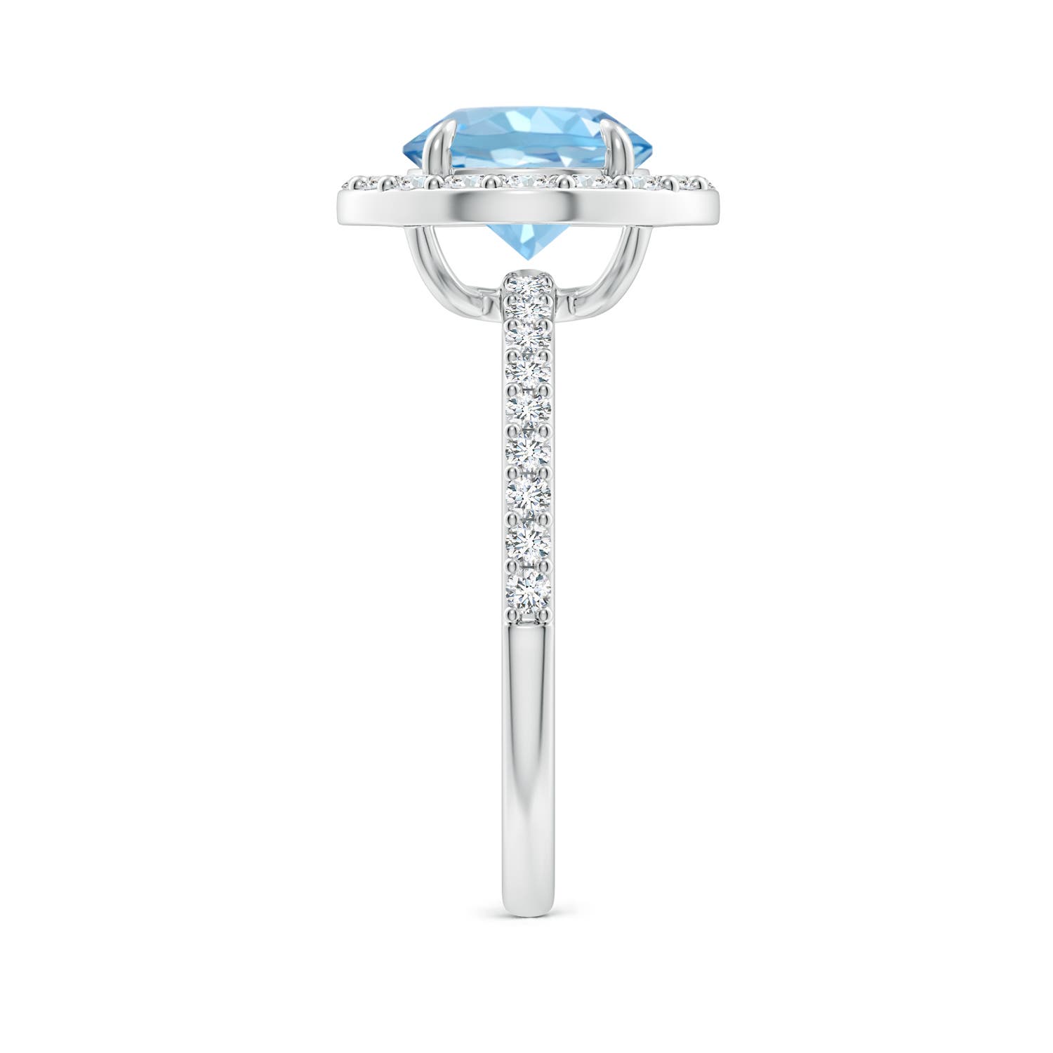 AAAA - Aquamarine / 2.12 CT / 14 KT White Gold