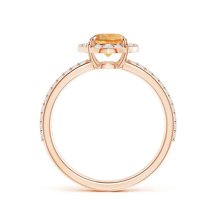 A - Citrine / 0.99 CT / 14 KT Rose Gold