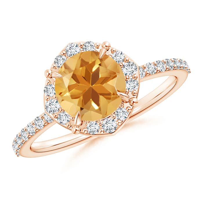 A - Citrine / 1.65 CT / 14 KT Rose Gold