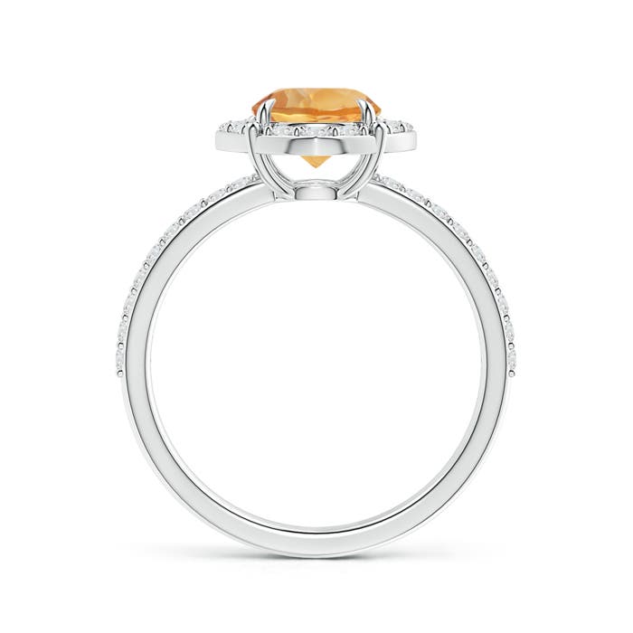 A - Citrine / 1.65 CT / 14 KT White Gold