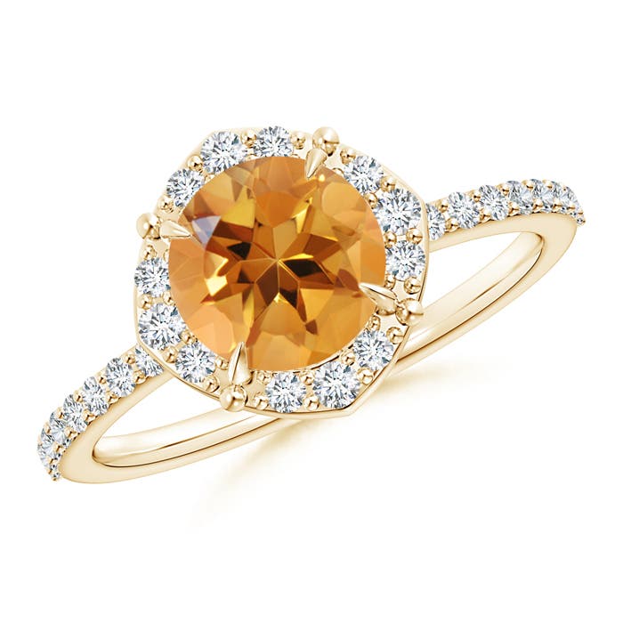 AA - Citrine / 1.65 CT / 14 KT Yellow Gold