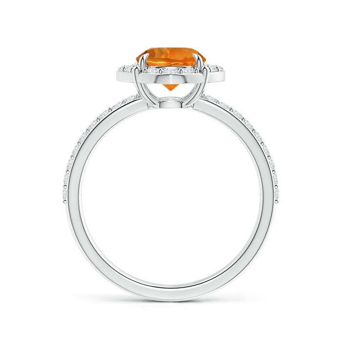 AAAA - Citrine / 1.65 CT / 14 KT White Gold