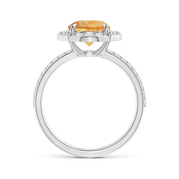 A - Citrine / 2.22 CT / 14 KT White Gold