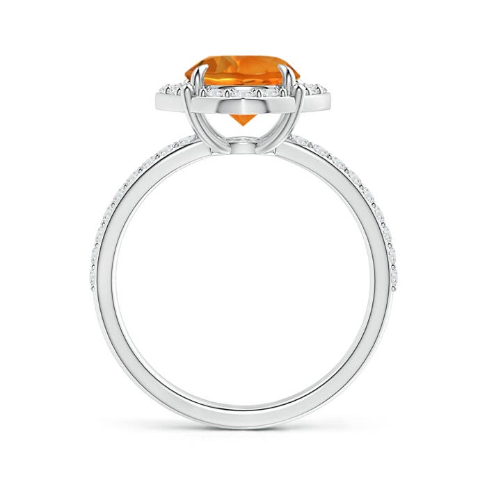 AAAA - Citrine / 2.22 CT / 14 KT White Gold