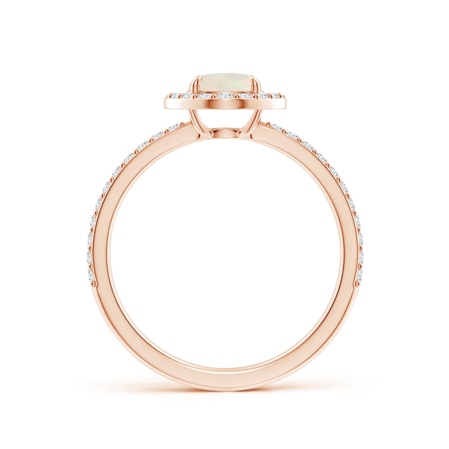 A - Opal / 0.79 CT / 14 KT Rose Gold