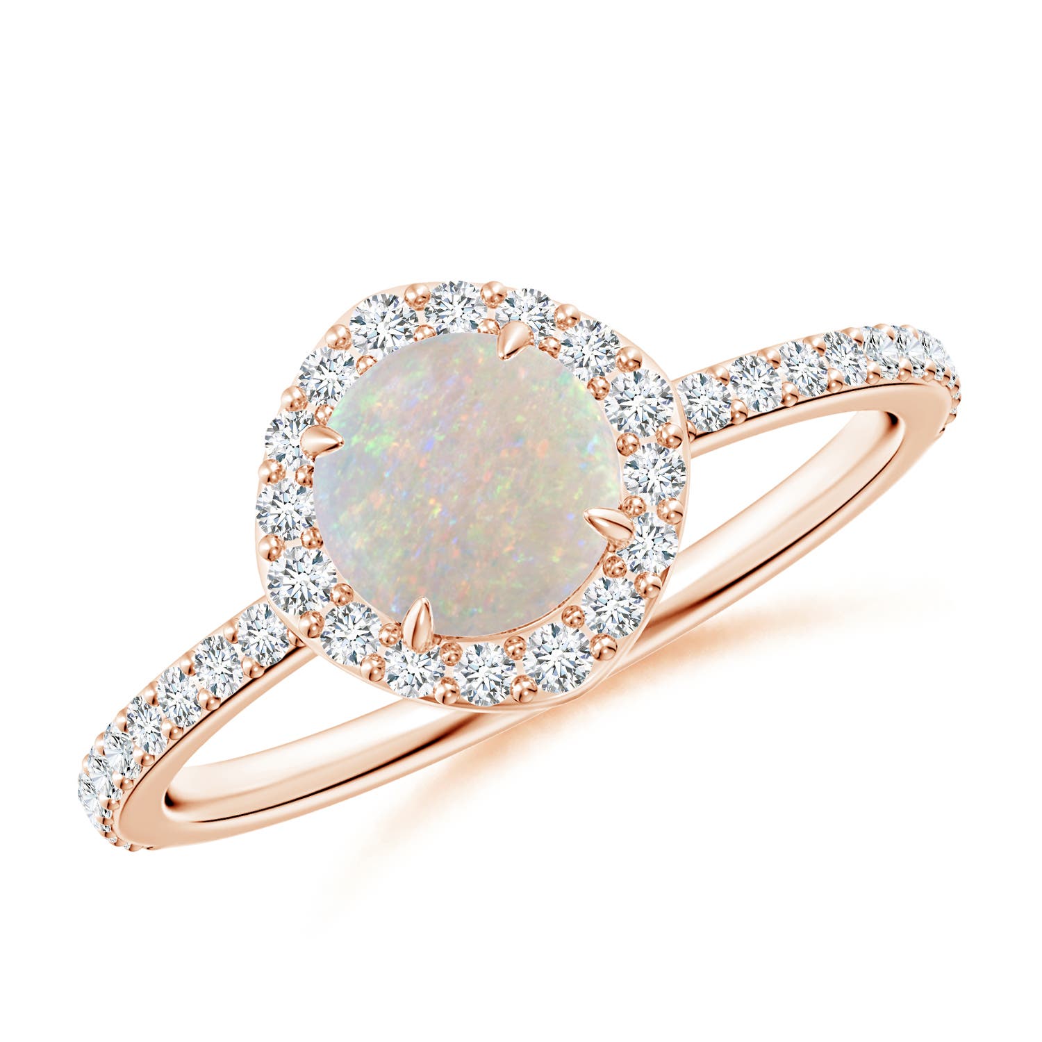 AA - Opal / 0.79 CT / 14 KT Rose Gold