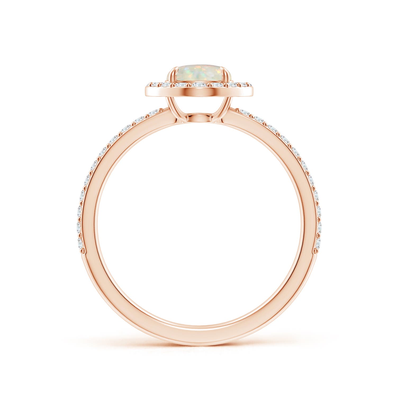 AAA - Opal / 0.79 CT / 14 KT Rose Gold