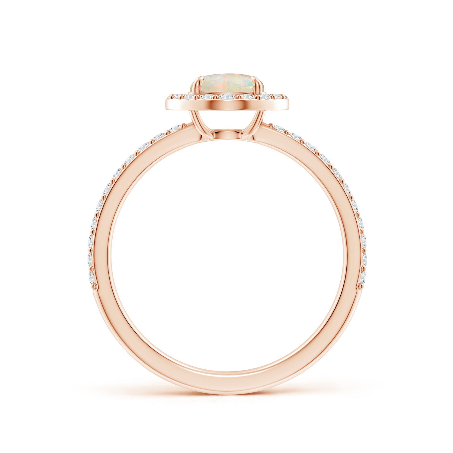 AAAA - Opal / 0.79 CT / 14 KT Rose Gold