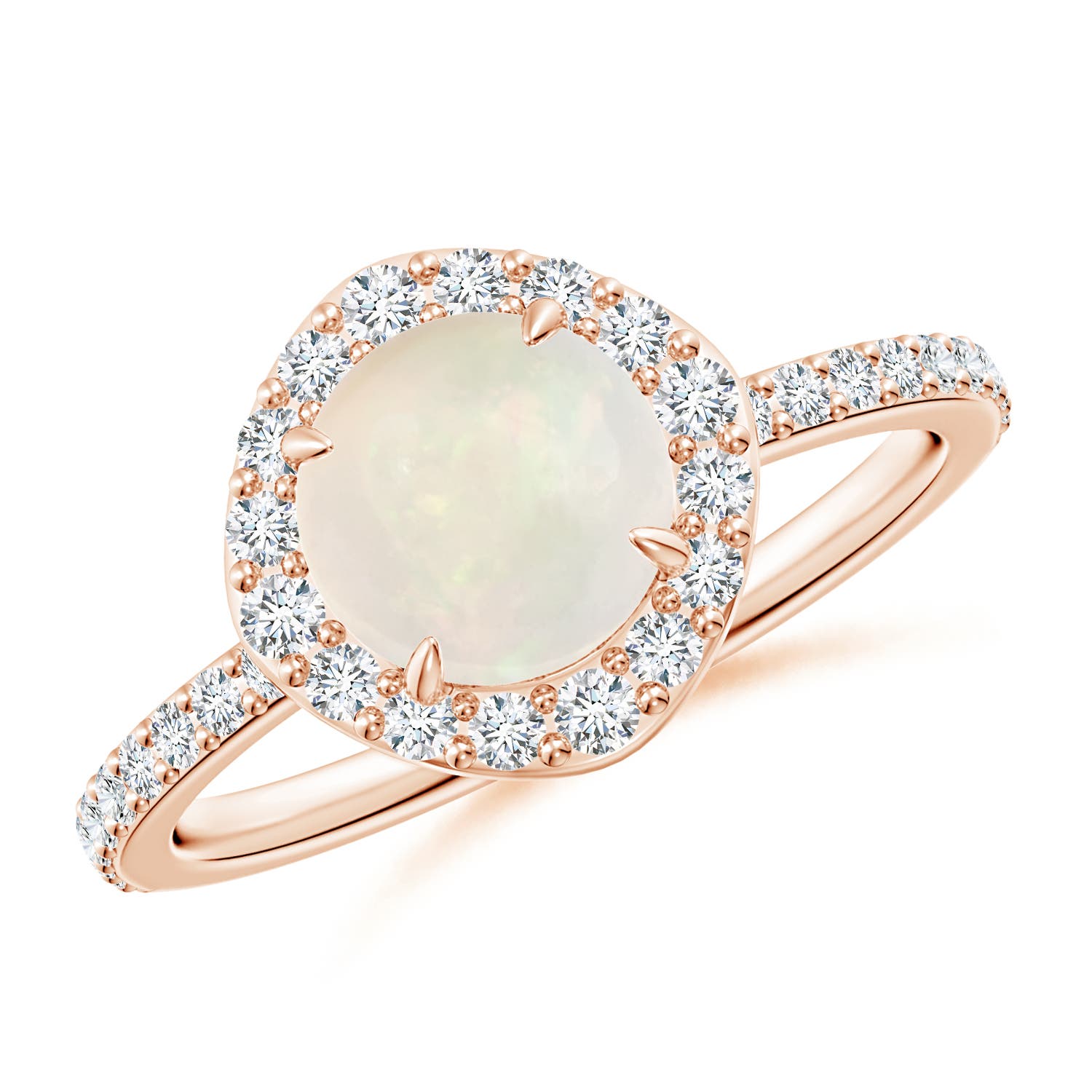 A - Opal / 1.15 CT / 14 KT Rose Gold