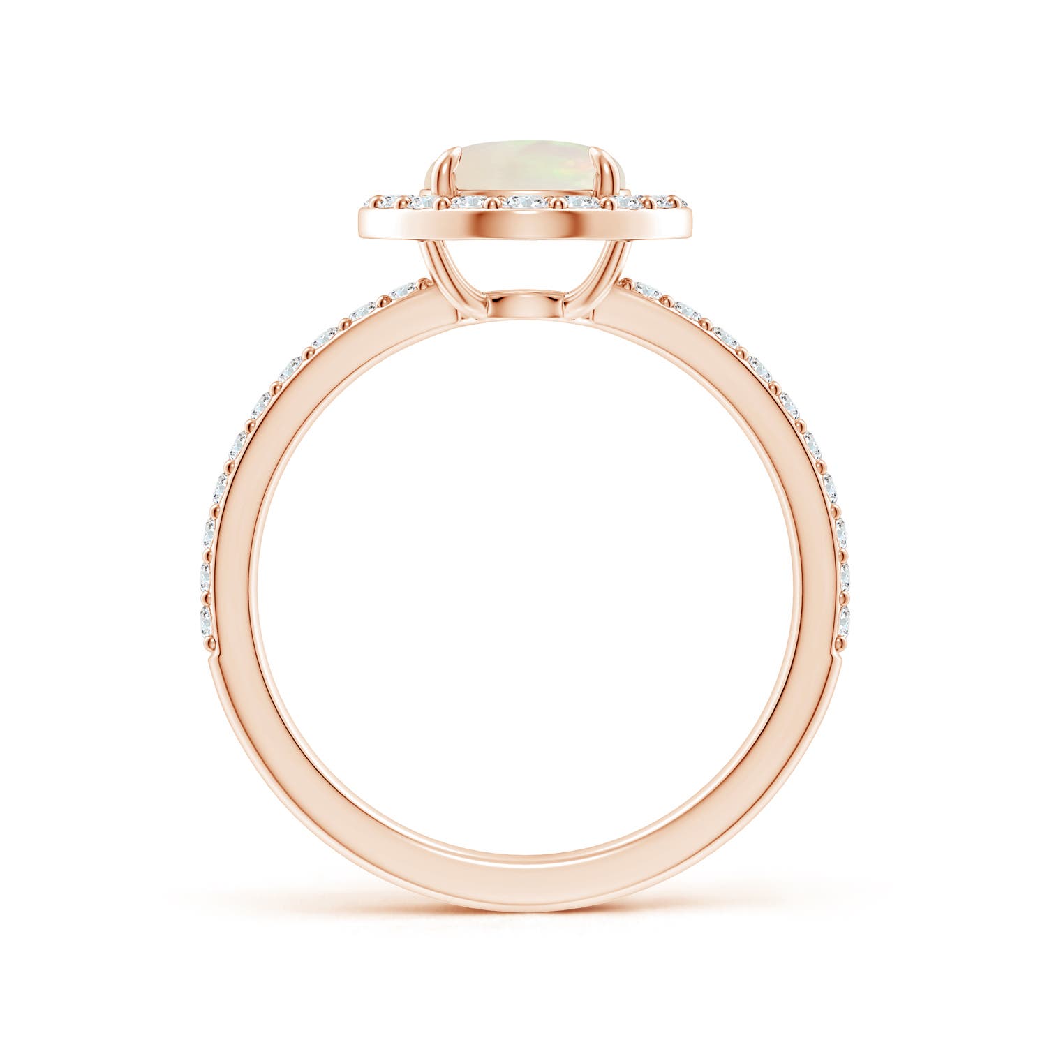 A - Opal / 1.15 CT / 14 KT Rose Gold