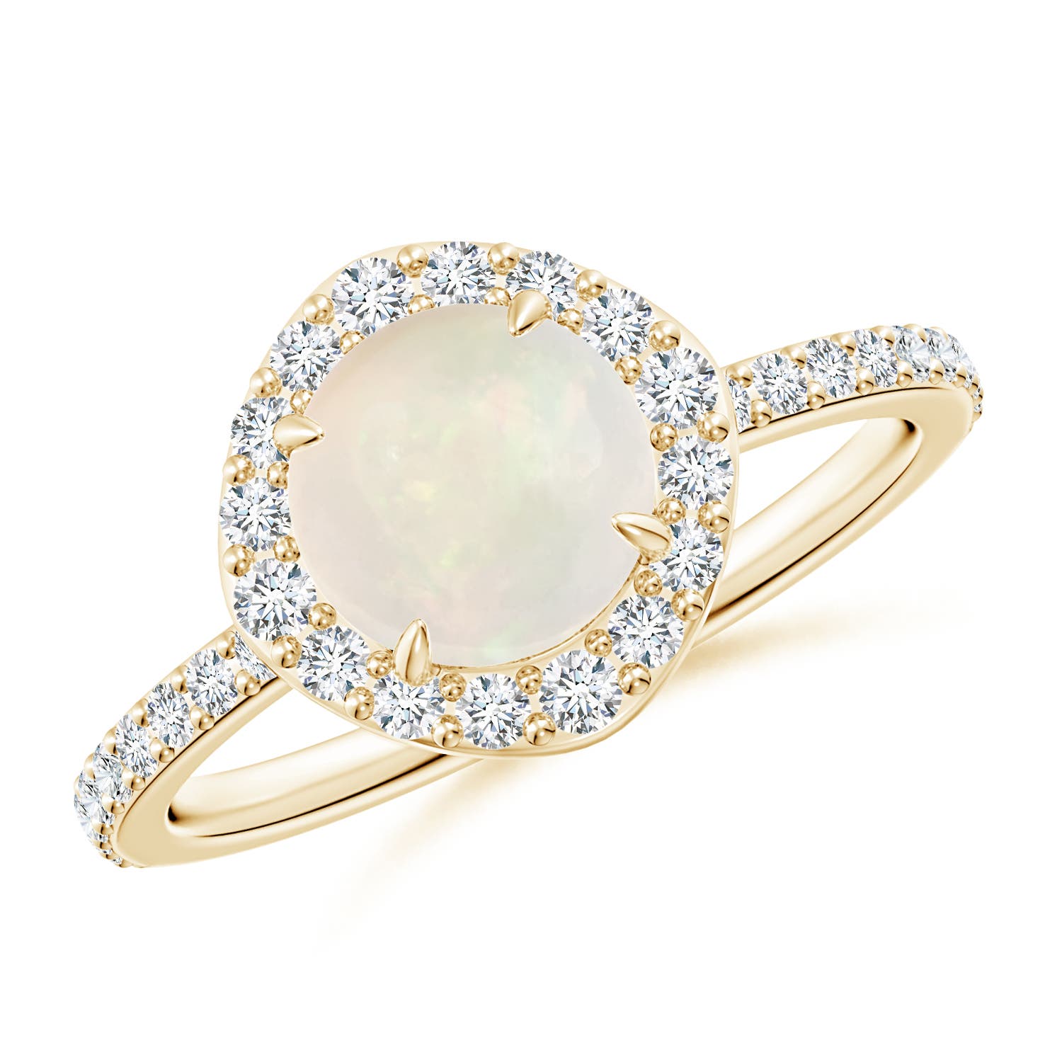 A - Opal / 1.15 CT / 14 KT Yellow Gold