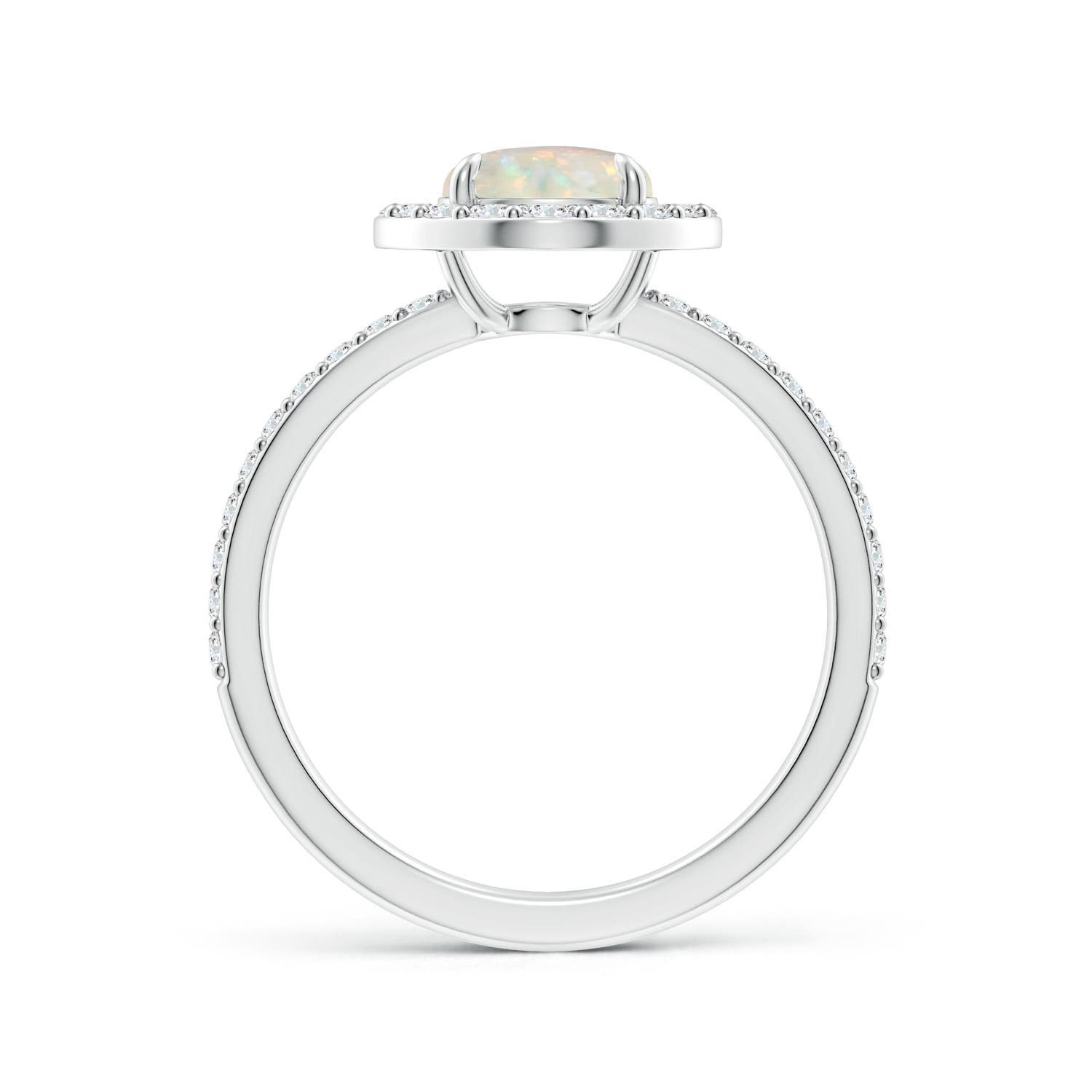 AAA - Opal / 1.15 CT / 14 KT White Gold