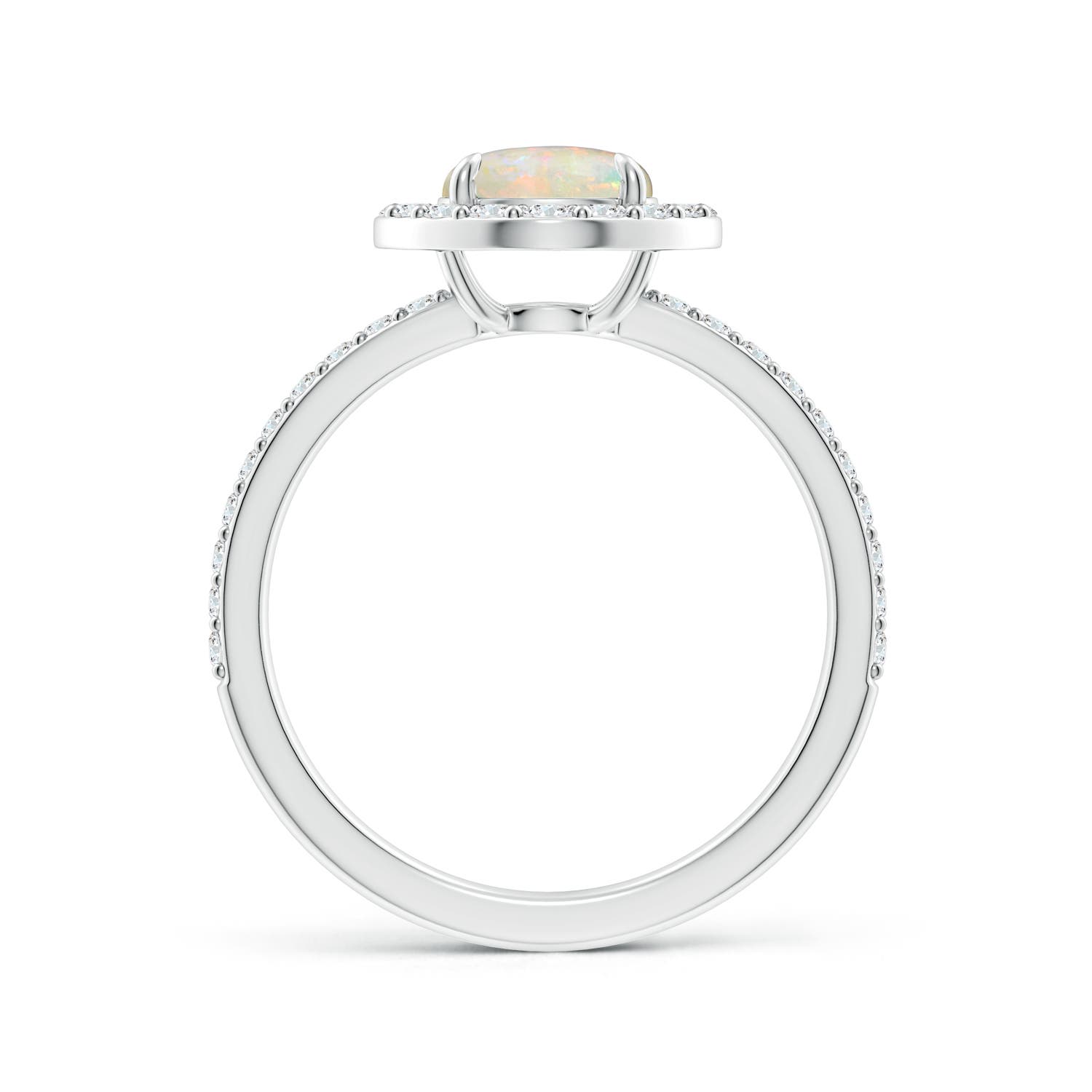 AAAA - Opal / 1.15 CT / 14 KT White Gold