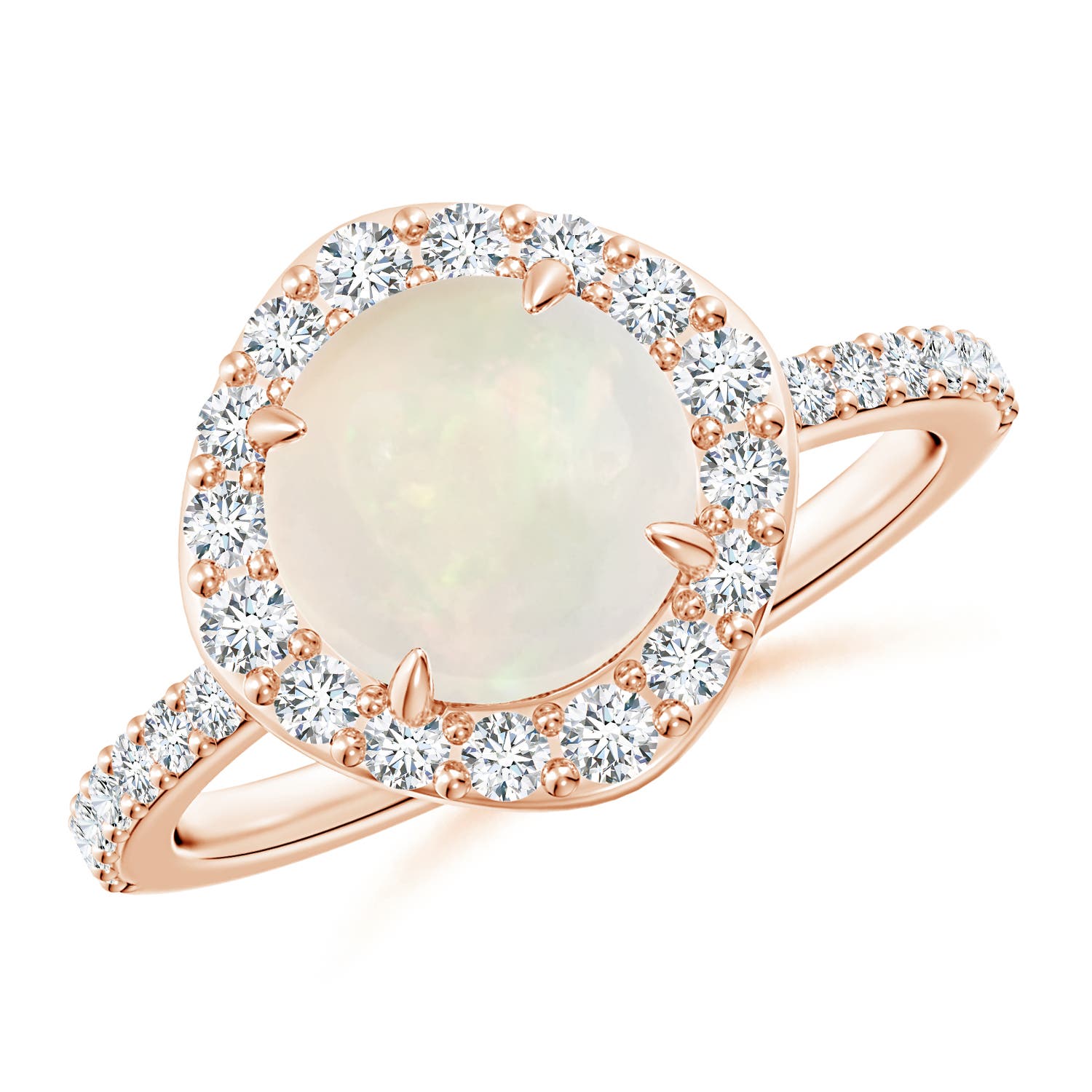 A - Opal / 1.67 CT / 14 KT Rose Gold