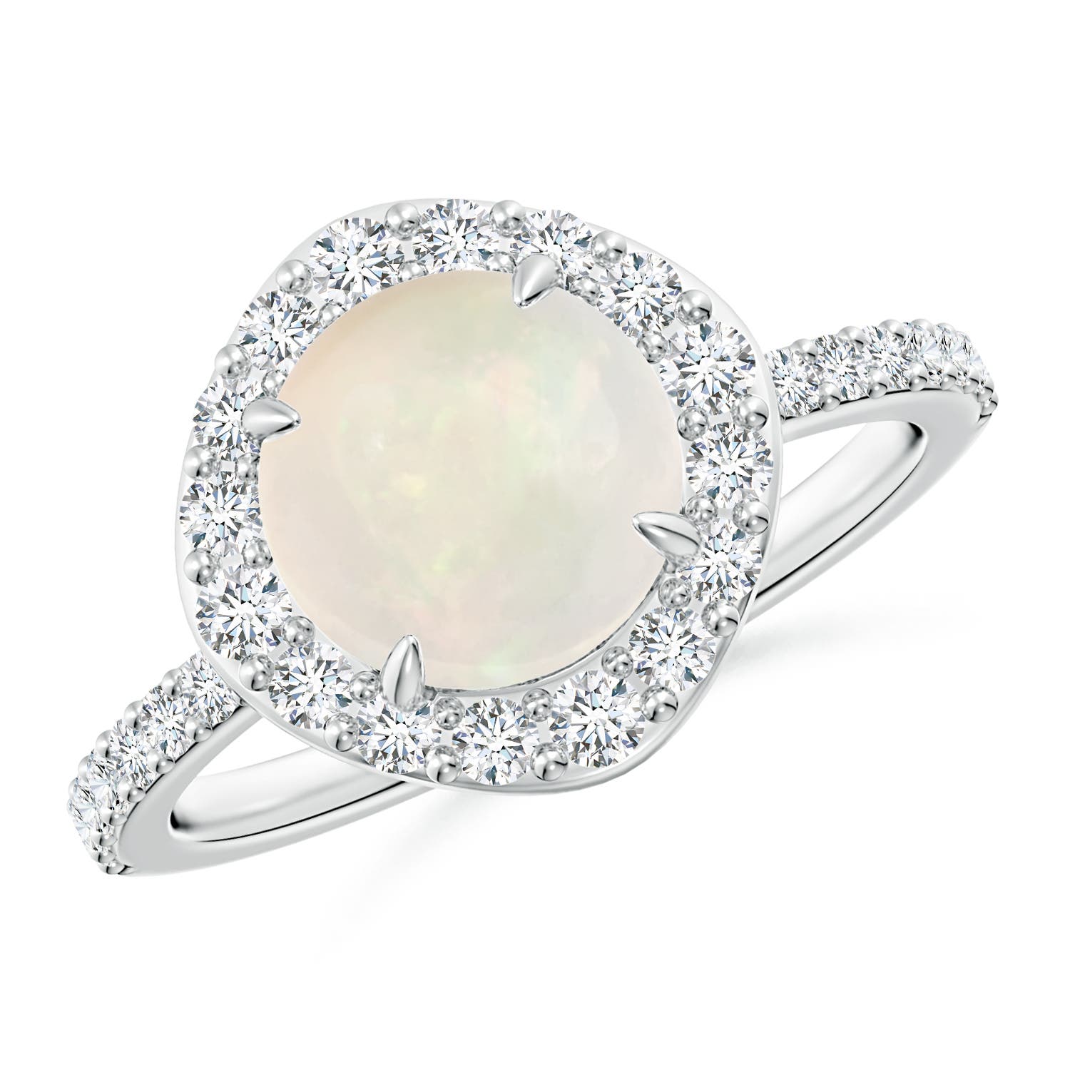 A - Opal / 1.67 CT / 14 KT White Gold