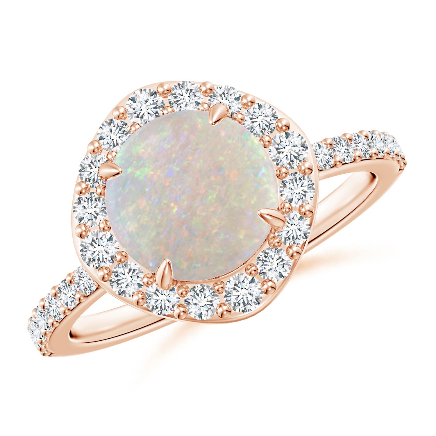 AA - Opal / 1.67 CT / 14 KT Rose Gold