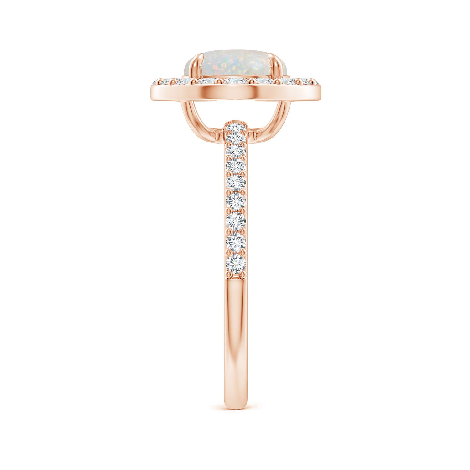 AA - Opal / 1.67 CT / 14 KT Rose Gold