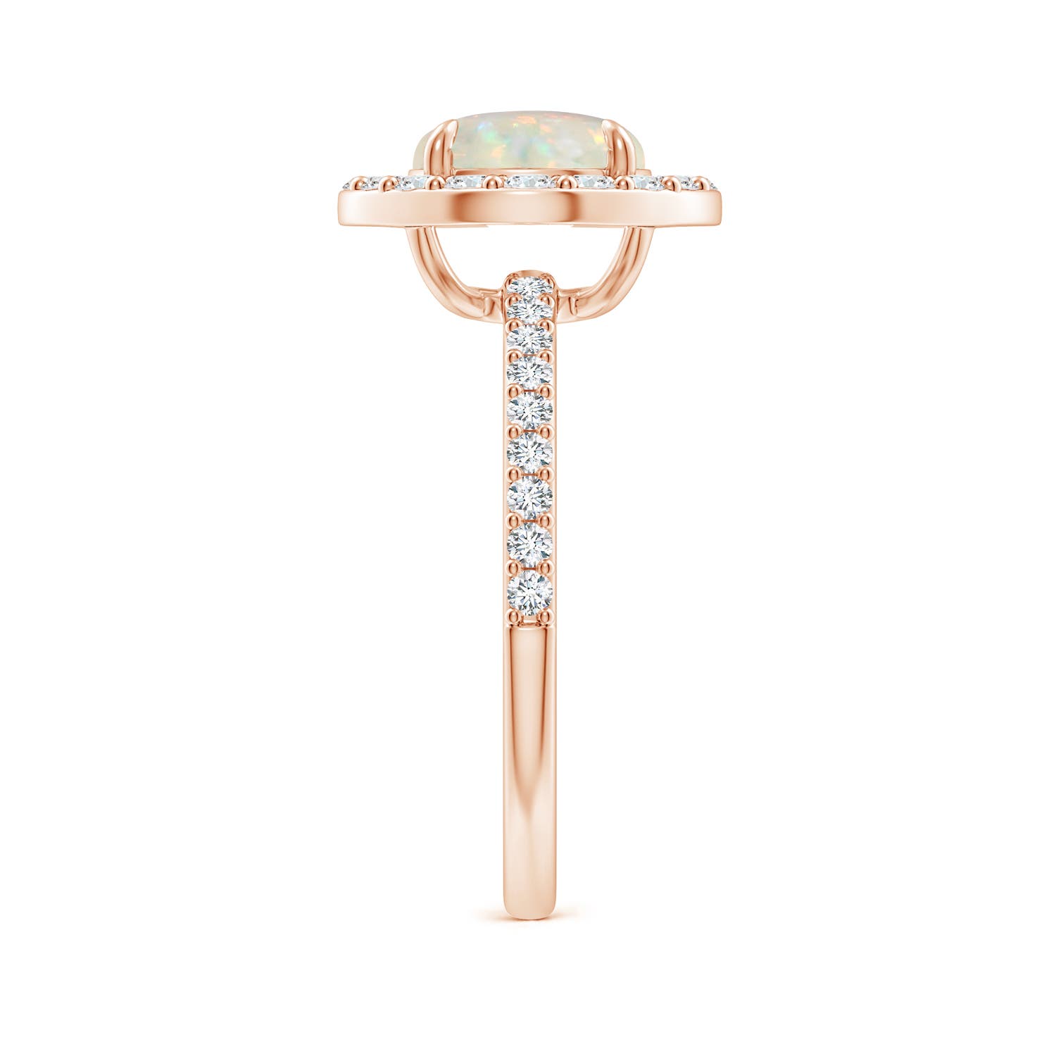 AAA - Opal / 1.67 CT / 14 KT Rose Gold