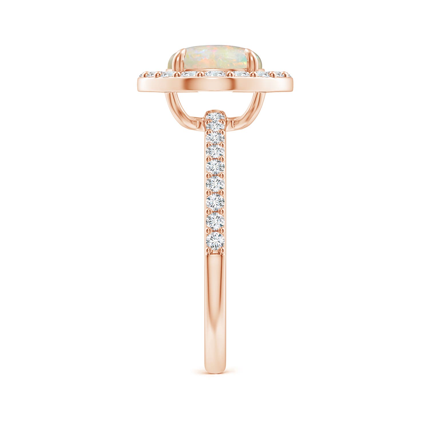 AAAA - Opal / 1.67 CT / 14 KT Rose Gold