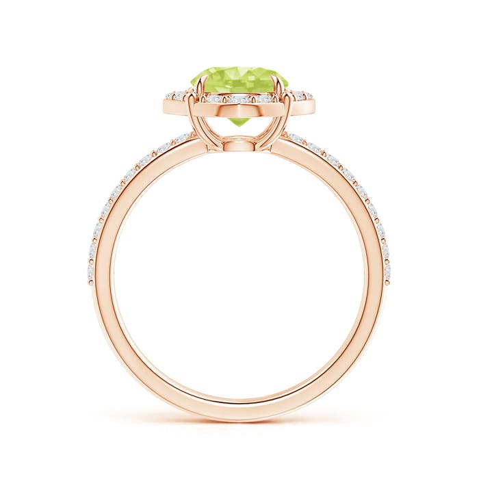 A - Peridot / 1.8 CT / 14 KT Rose Gold