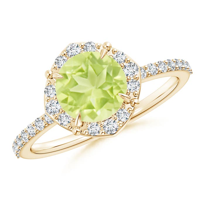 A - Peridot / 1.8 CT / 14 KT Yellow Gold