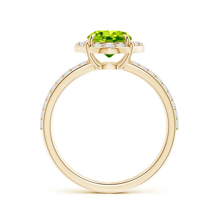 AAA - Peridot / 1.8 CT / 14 KT Yellow Gold