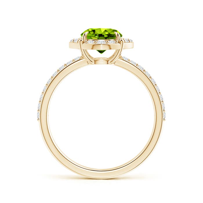 AAAA - Peridot / 1.8 CT / 14 KT Yellow Gold