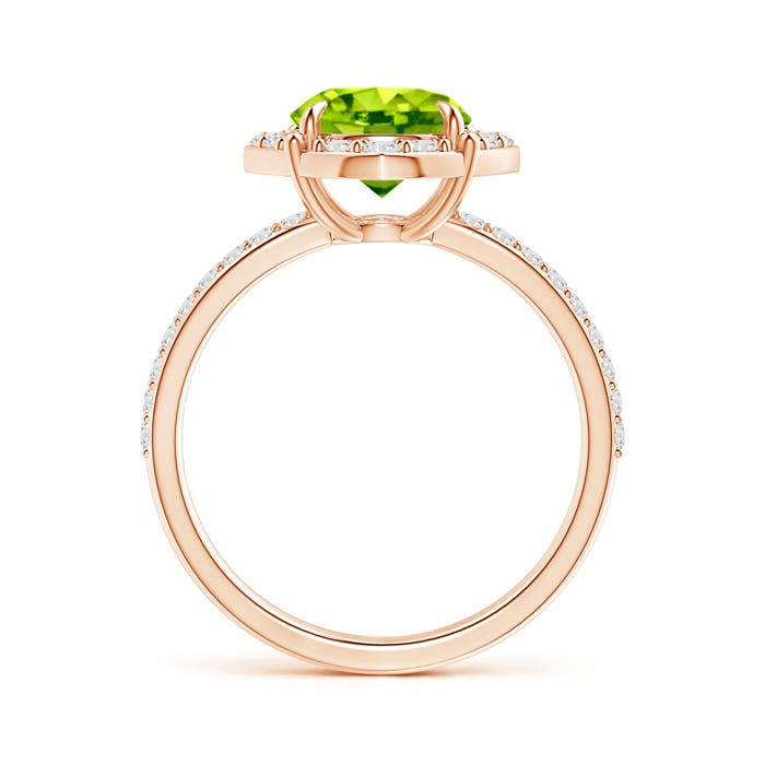 AAA - Peridot / 2.52 CT / 14 KT Rose Gold