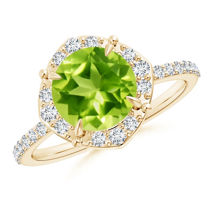 AAA - Peridot / 2.52 CT / 14 KT Yellow Gold