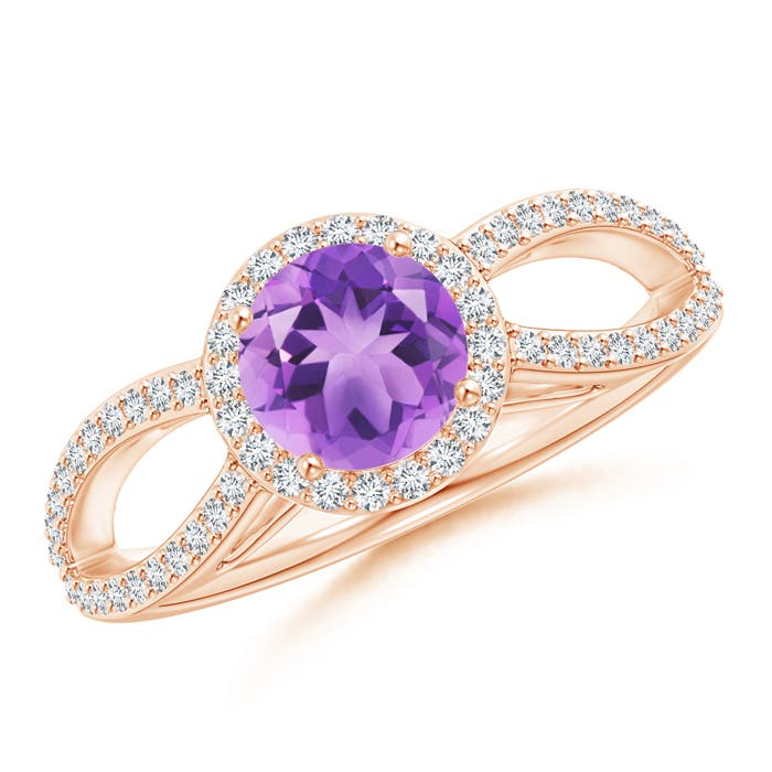 A - Amethyst / 1.08 CT / 14 KT Rose Gold