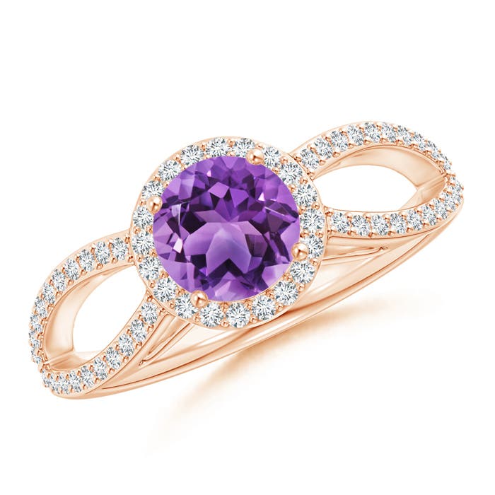 AA - Amethyst / 1.08 CT / 14 KT Rose Gold