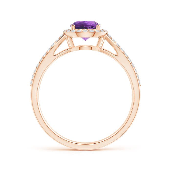 AAA - Amethyst / 1.08 CT / 14 KT Rose Gold