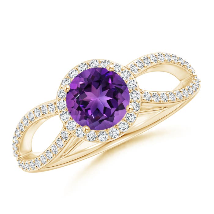 AAAA - Amethyst / 1.08 CT / 14 KT Yellow Gold