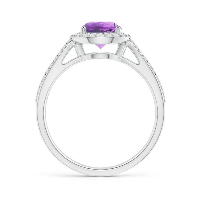 A - Amethyst / 1.49 CT / 14 KT White Gold