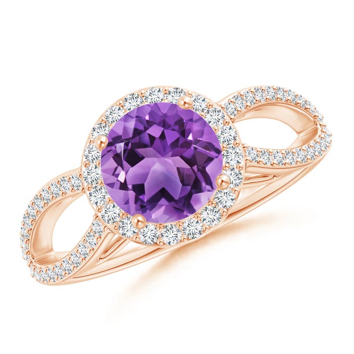 AA - Amethyst / 1.49 CT / 14 KT Rose Gold